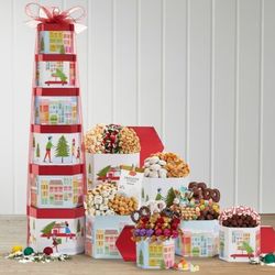 Winter Cheer Gift Tower