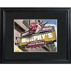 Kansas City Chiefs Pub Sign Personalized Print
