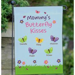 Butterfly Personalized Garden Flag