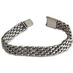 Men's Intermezzo Sterling Silver Bracelet