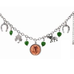 Irish Penny Lucky Charm Bracelet