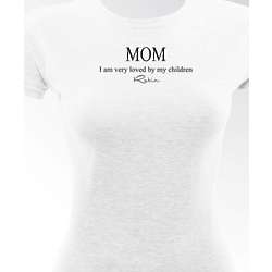 Mom's Personalized I Am Loved T-Shirt