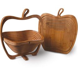 Bamboo Folding Apple Basket