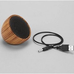 Zebra Wood Portable Bluetooth Speaker