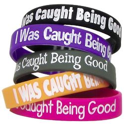 I Was Caught Being Good Wristbands for Students
