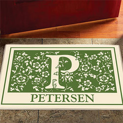 Personalized Initial Doormat