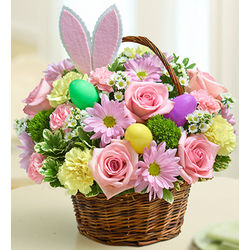 Easter Egg Flower Bouquet Basket