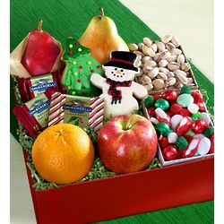Holiday Fruit and Sweets Gift Box