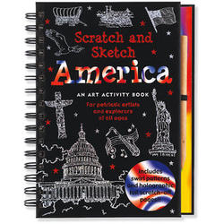 America Scratch and Sketch Activity Book