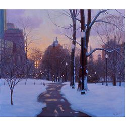 Back Bay Winter Twilight 10 Holiday Cards