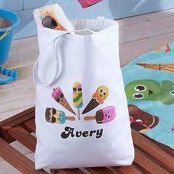 Personalized Cool Summer Treats Tote