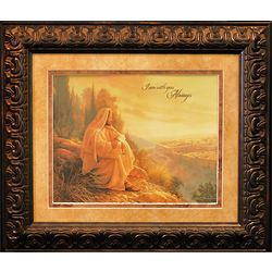 Always With You Framed Christian Art Print