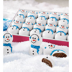 Wintry Snowman Truffles Gift Box