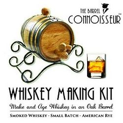 Whiskey Making Kit with Oak Barrel