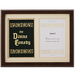 Divine Comedy Personalized Shadowbox for a Milestone