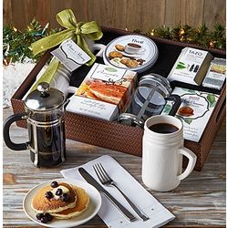 Gourmet Retreat Breakfast Tray with Mugs