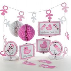 Girl's Baby Shower Decorating Kit