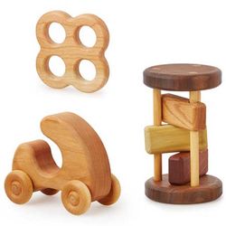 Wooden Baby Shower Gift Set - FindGift.com