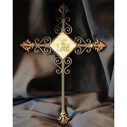Seek the Lord Metal Cross