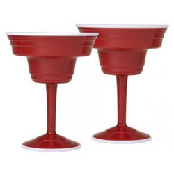 Red Cup Margarita Glasses