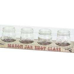 Mason Jar Shot Glass Set