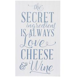Love Cheese Wine Wall Art