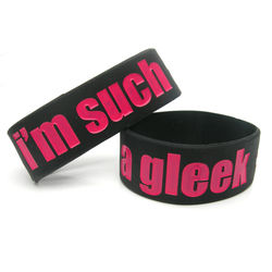 "I'm Such a Gleek" Wide Silicone Bracelet