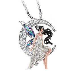 Wings of Twilight Fairy Pendant Necklace