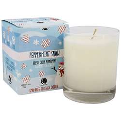 Peppermint Snow Soy Wax Candle