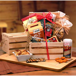 Premium Nuts and Snacks Gift Crate