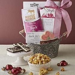 Full Bloom Sweet Treats Gift Basket