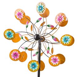 Jeweled Daisy Flower Wind Spinner