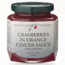 Cranberries in Orange Ginger Sauce