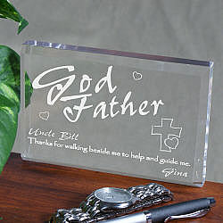 Personalized Godfather Paperweight