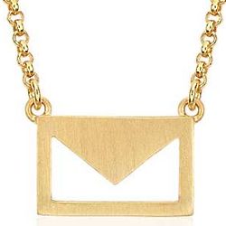 Yellow Gold Vermeil Love Letter Necklace