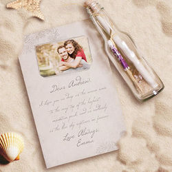 Personalized Photo Message in a Bottle