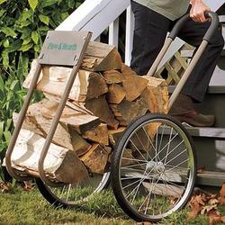 Rolling Wood Caddy With Cover
