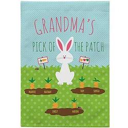 Personalized My Cute L'il Carrots Bunny Garden Flag