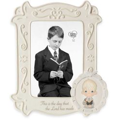 Boy's This Day First Communion Precious Moments Picture Frame