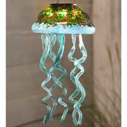Solar Glass Jellyfish Mobile