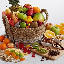 Ultimate Fruit and Snacks Gift Basket