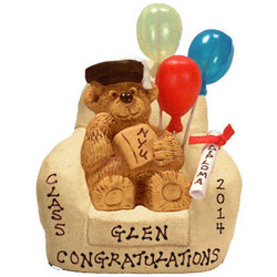 Personalized Graduation Teddy Bear in a Chair