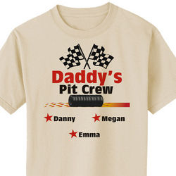 Pit Crew Personalized T-Shirt