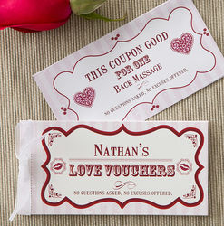Personalized Create Your Own Romantic Love Coupons