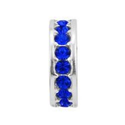 Sterling & Blue Crystal Expressions September Birthstone Charm