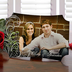 Love Is Personalized Photo Tabletop Plaque