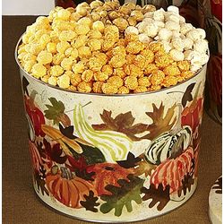 Autumn Falling 2 Gallon 4-Flavor Popcorn Tin