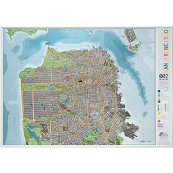 San Francisco Magnetic Map