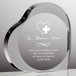 Personalized Healing Heart Doctor Plaque