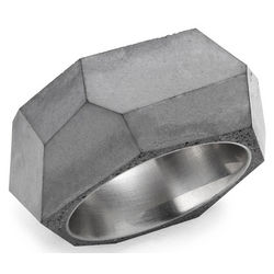 Concrete and Stainless Steel Ring